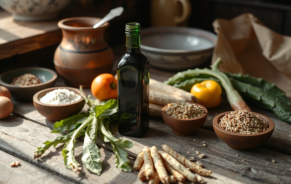 Ingredienti toscani freschi